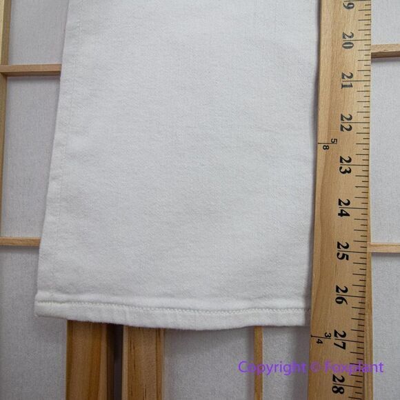 NEW Madewell Kick Out Crop Jeans in pure white, 24 - Picture 7 of 16